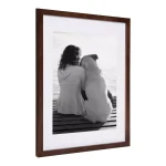 DesignOvation Design Ovation Gallery Wood Picture Frame Set, Walnut Brown, 14 x 18 in. (Set of 2) thumbnail 3