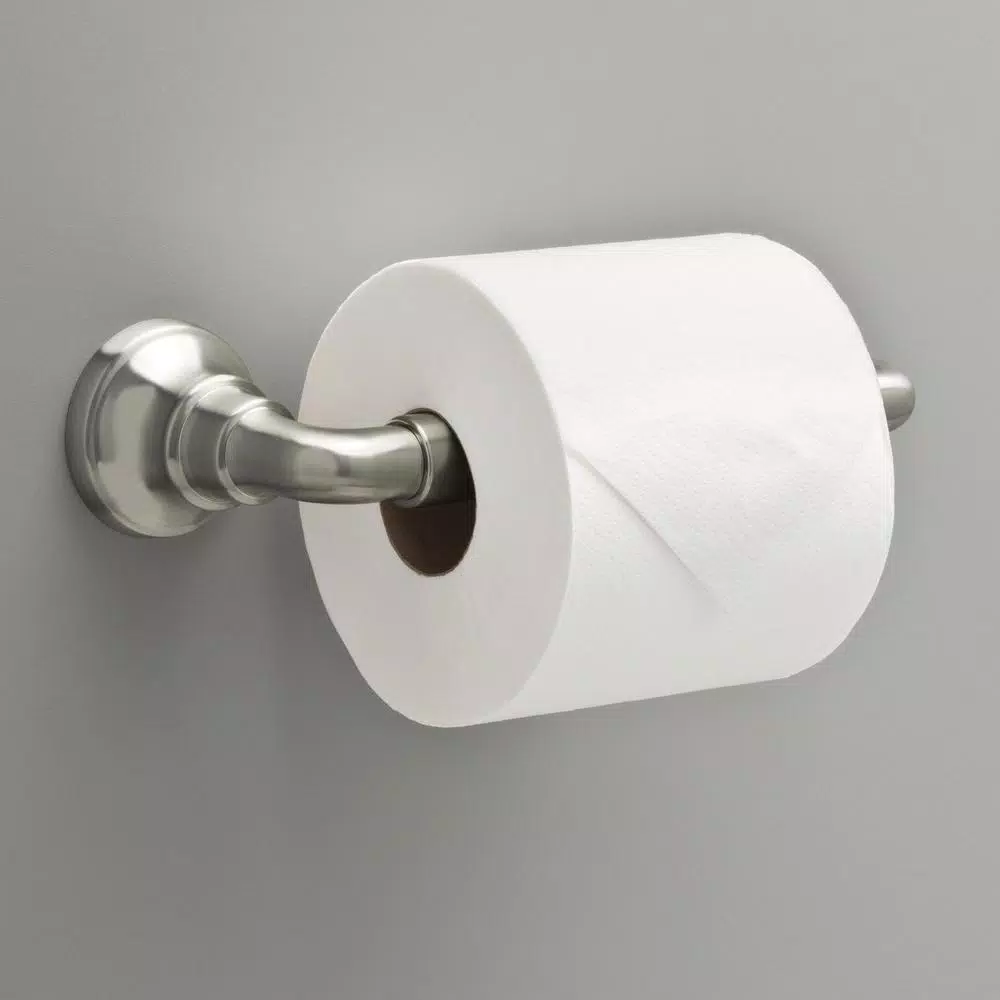 Delta Starmount Toilet Paper Holder, SpotShield Brushed Nickel