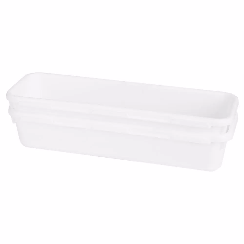 Unbranded 9-Piece Interlocking Plastic Drawer Organizer Set, Customizable Modular Storage Dividers