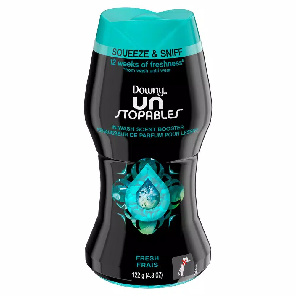Downy Unstopables Fresh Scent In-Wash Scent Booster Beads, 4.3 oz (Case of 6)
