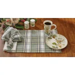 Park Designs Wintertime Multicolor Ceramic Salad Plate Set, Assorted Hydrangea and Magnolia Designs (Set of 4) thumbnail 3