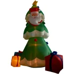 Fraser Hill Farm 20 ft. Christmas Tree Inflatable with Santa and Gifts, Pre-lit Outdoor Holiday Decoration thumbnail 5
