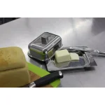 BergHOFF Cubo 18/10 Stainless Steel Butter Dish - Modern Polished Mirror Finish thumbnail 3