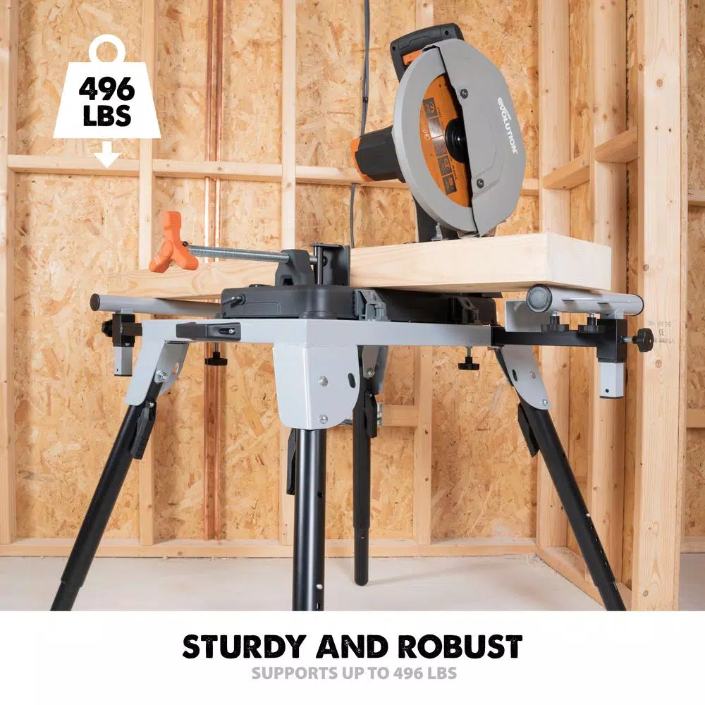 Evolution Power Tools Evolutions EVOCS2 Heavy-Duty Universal Stationary Chop Saw Stand