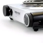 Better Chef 1000W Single Burner Electric Hot Plate Buffet Range, Stainless Steel thumbnail 2