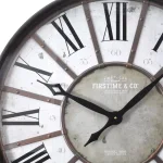 FirsTime 29 in. Roman Oil Rubbed Bronze Wall Clock, Oversized Industrial Style thumbnail 3