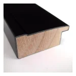 Amanti Art Nero 20 in. x 24 in. Black Wood Framed Beveled Edge Rectangular Bathroom Vanity Mirror thumbnail 3