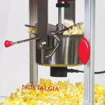 Nostalgia Red Classic Nostalgia Hot Air Popcorn Cart, 380W, 2.5 oz. Kettle with Easy Mobility thumbnail 7