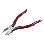 Klein Tools 7.65 in. Plastic Cutting Pliers with Red Dipped Handles thumbnail 2
