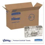 Kleenex Scottfold Multifold Paper Towels, White, 3000 Sheets (25 Packs of 120) thumbnail 2