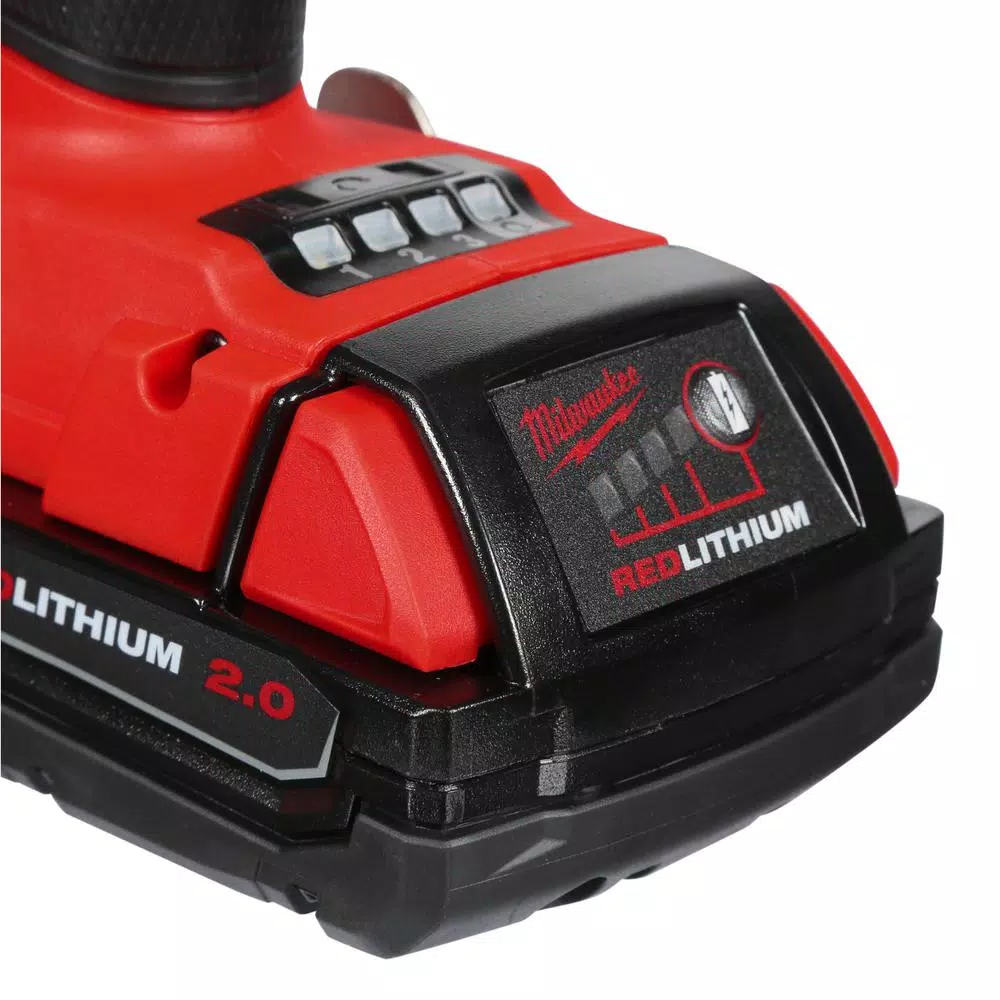 Milwaukee M18 FUEL 3/8 in. Compact Impact Wrench Kit w/ (2) 2.0 Ah Batteries & Charger