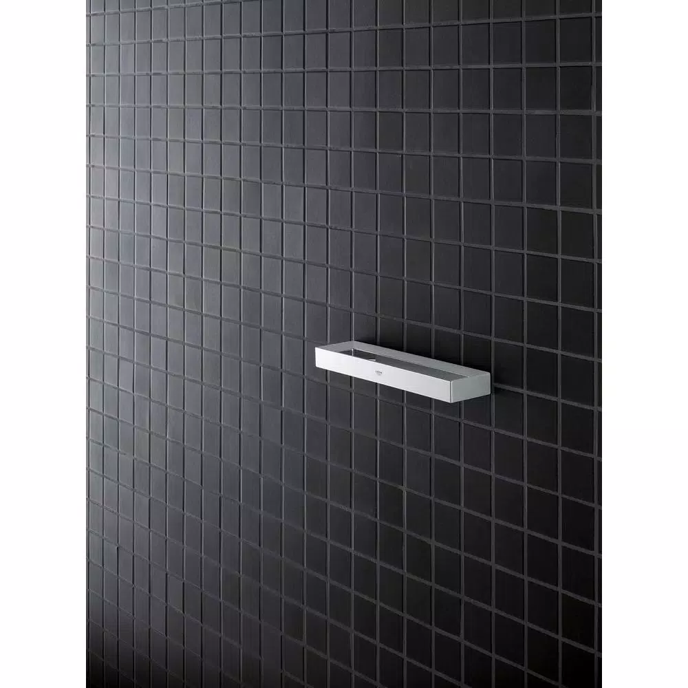 GROHE Selection Cube Towel Ring - StarLight Chrome Wall Mounted Hand Towel Holder