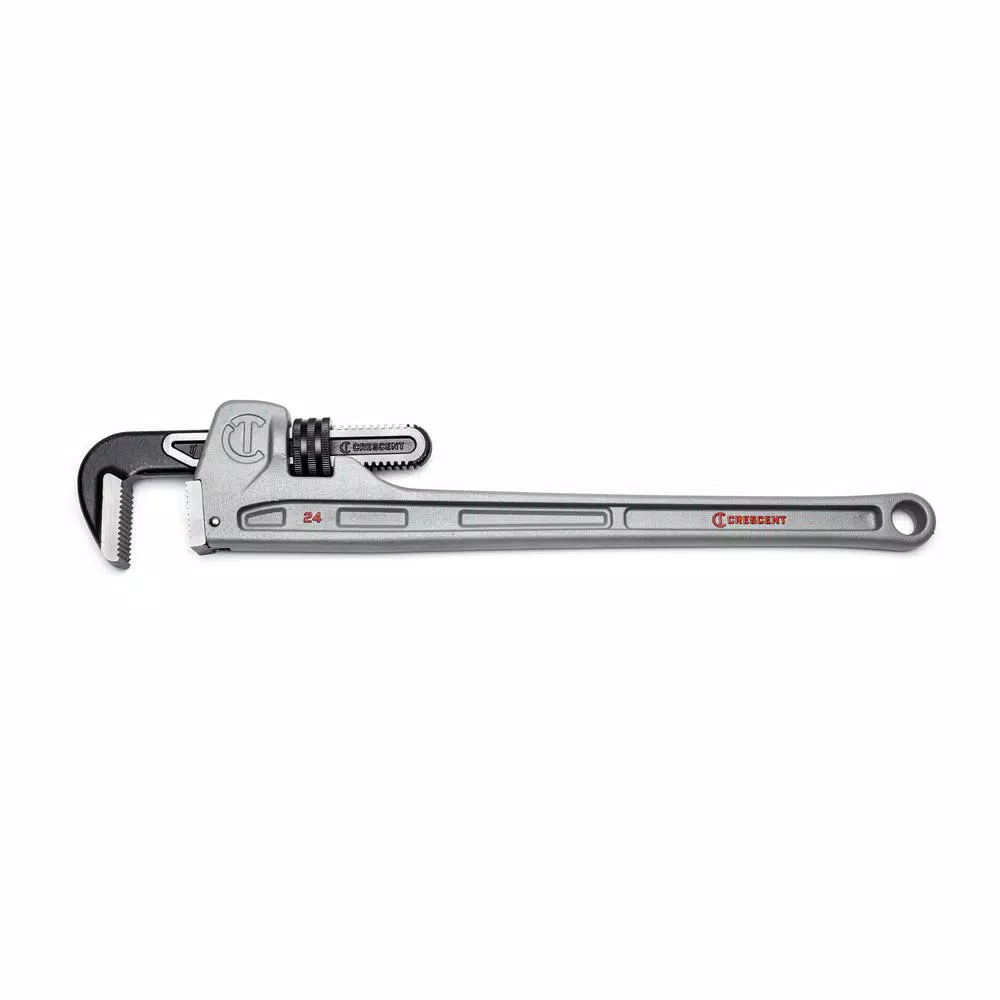Crescent 24 in. Aluminum Pipe Wrench with K-9 Jaw Teeth