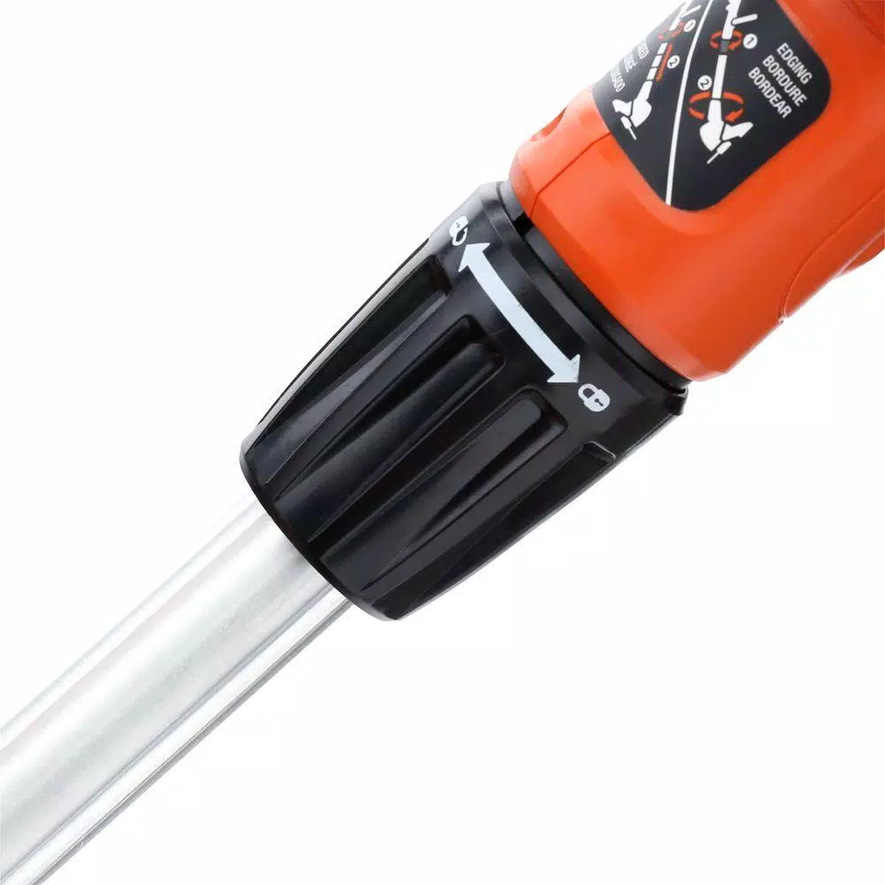 BLACK+DECKER 20V MAX Cordless String Trimmer and Edger with (2) 1.5 Ah Lithium-Ion Batteries and Charger
