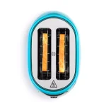 Holstein Housewares 800-Watt 2-Slice Toaster, Teal thumbnail 2