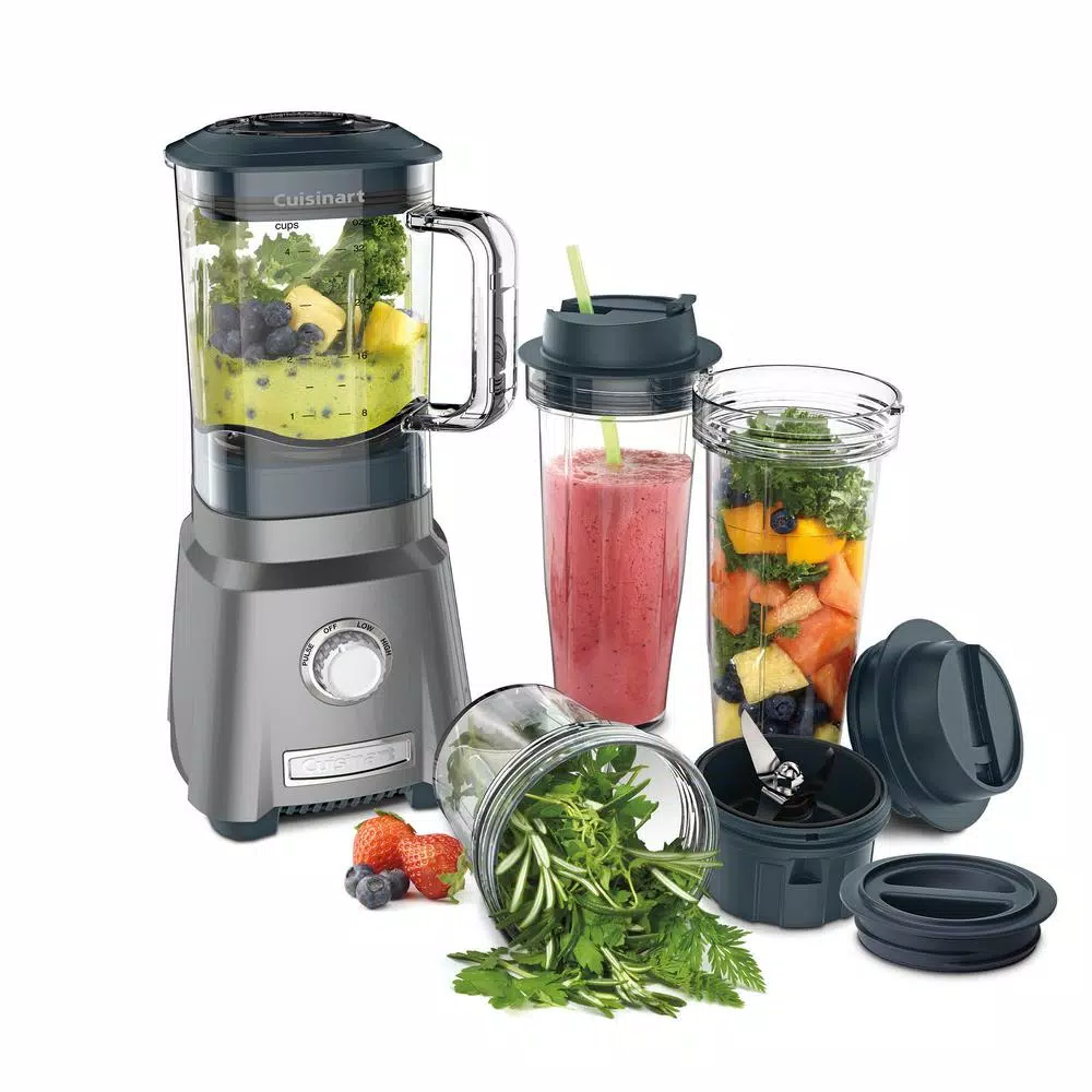 Cuisinart Hurricane 32 oz. Compact Juicing Blender, 3-Speed Brushed Chrome