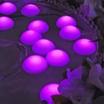 LUMABASE Purple Floating Blimp LED Lights, Waterproof Battery Operated Decorative Lights (12-Count) thumbnail 5