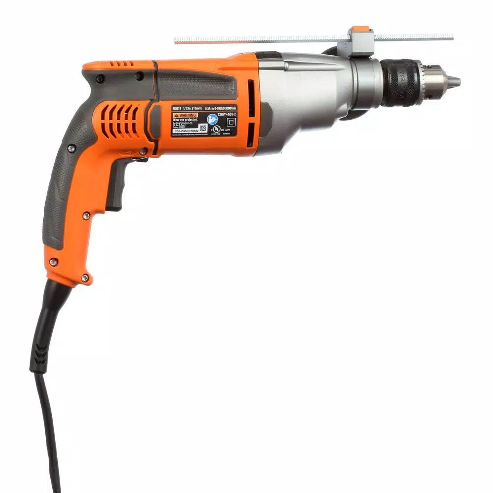 RIDGID 1/2 in. Heavy-Duty Corded Hammer Drill, 8.5 Amp