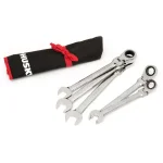 Husky 5-Piece Large SAE Flex Head Ratcheting Wrench Set thumbnail 1