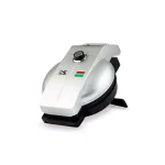 KALORIK Easy Pour Single Belgian Waffle Maker, 800W, Silver/Black thumbnail 1