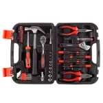 Stalwart 47-Piece Heat Treated Steel Tool Set with Hard Plastic Carrying Case thumbnail 1