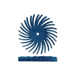 Dedeco Sunburst 7/8 in. Dual Radial Discs, 400-Grit Fine Arbor Rotary Cleaning and Polishing Tool, 48-Pack thumbnail 1