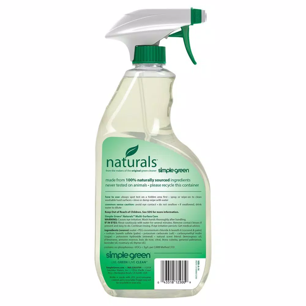 Simple Green Naturals Multi-Surface Care Cleaner, 32 oz.