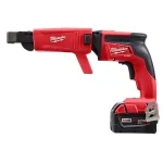 Milwaukee M18 FUEL 18V Brushless Cordless Drywall Screw Gun XC Kit with Collated Attachment thumbnail 2