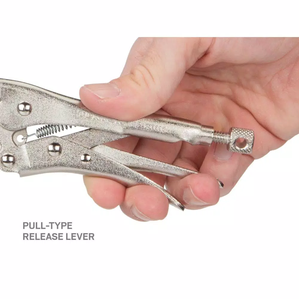 TEKTON 6 in. Long Nose Locking Pliers, 4-Pack