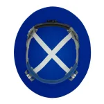 ERB Safety Americana Vented Full Brim Hard Hat with Mega Ratchet Suspension - Blue thumbnail 2
