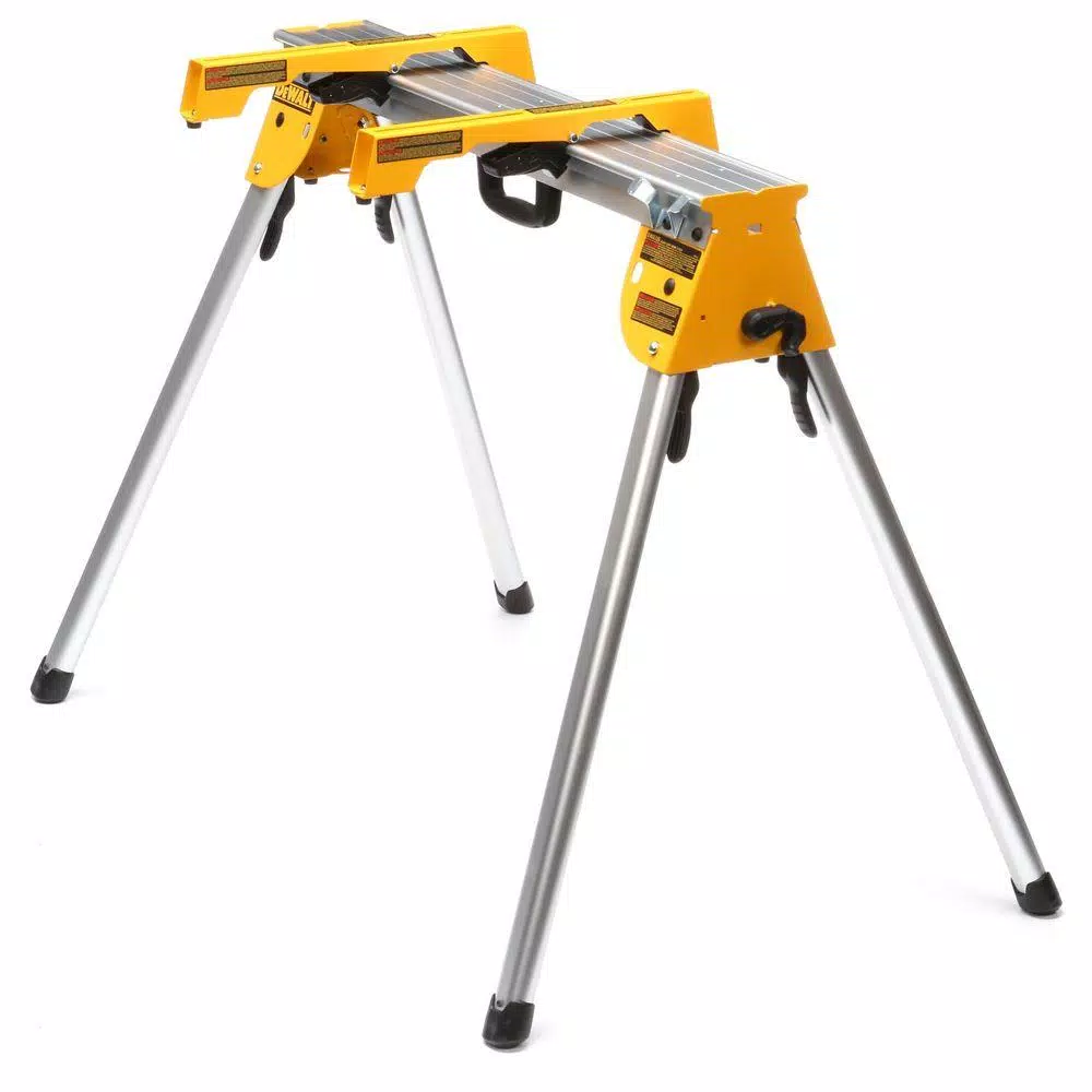 DEWALT 12 in. 15 Amp Corded Single Bevel Compound Miter Saw with Heavy-Duty Work Stand