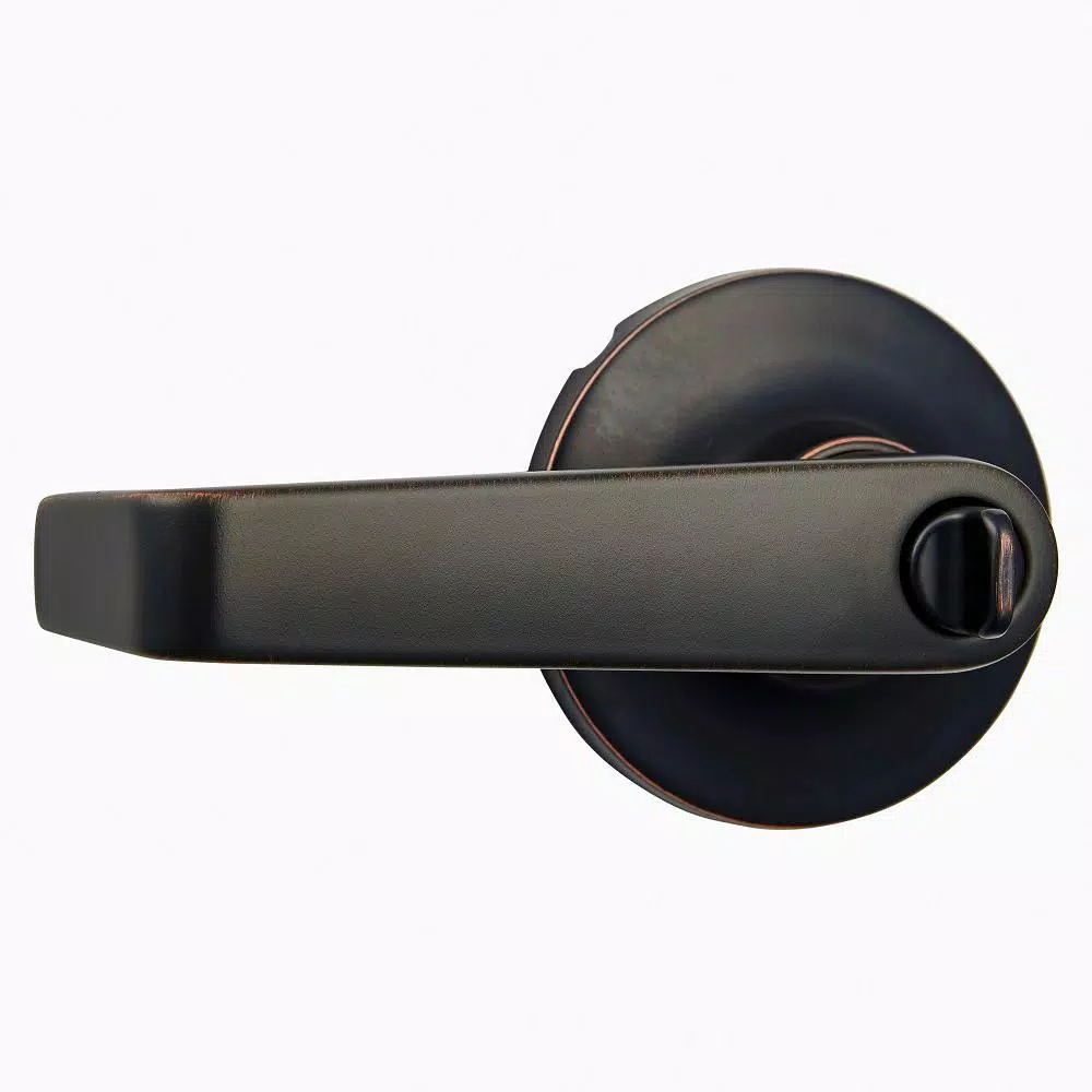 Universal Hardware Commercial Aged Bronze Privacy Bed/Bath Door Lever, ANSI Grade 2, ADA Compliant