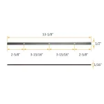 POWERTEC 13 in. High-Speed Steel Planer Knives for Craftsman 21743 (Set of 2) thumbnail 3