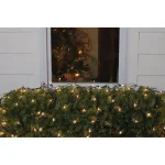 Northlight 150-Light White Mini Christmas Net Lights, 4 ft. x 6 ft., Green Wire thumbnail 2