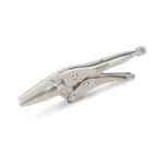 TEKTON 6 in. Long Nose Locking Pliers with Chrome Molybdenum Jaws thumbnail 1