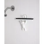 Umbra Buddy Shower Squeegee with Suction Cup, White thumbnail 3