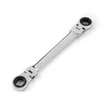 TEKTON 9/16 in. x 5/8 in. Flex-Head Ratcheting Box End Wrench thumbnail 1