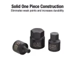 SUNEX TOOLS Sunex 3646 3/8 in. Drive Stubby Impact Hex Driver Set, SAE & Metric, 16-Piece thumbnail 3