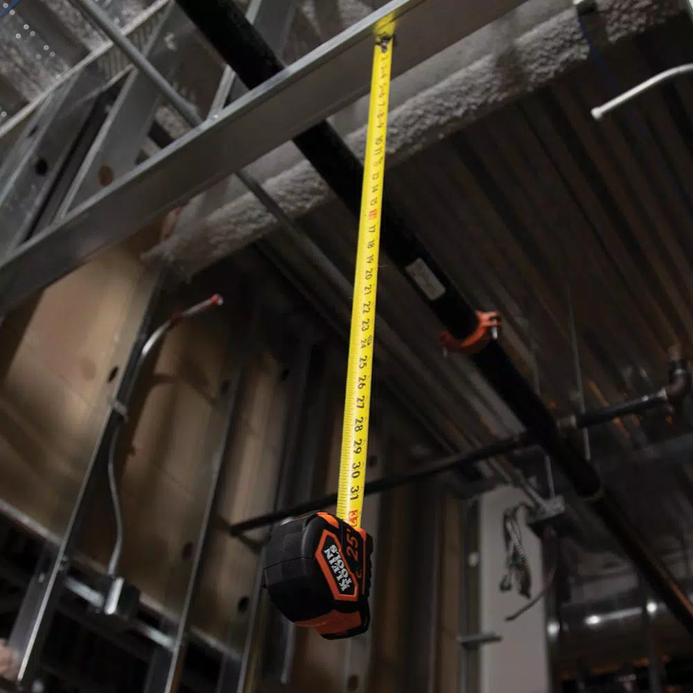 Klein Tools 25 ft. Tape Measure with 13 ft. Standout and Magnetic Double-Hook