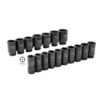 TEKTON 22-Piece 3/4 in. Drive Deep Impact Socket Set, 7/8 to 2 in. thumbnail 7