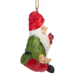 Design Toscano Zen Gnome Holiday Ornament Set, 3-Piece Resin Christmas Decor thumbnail 3