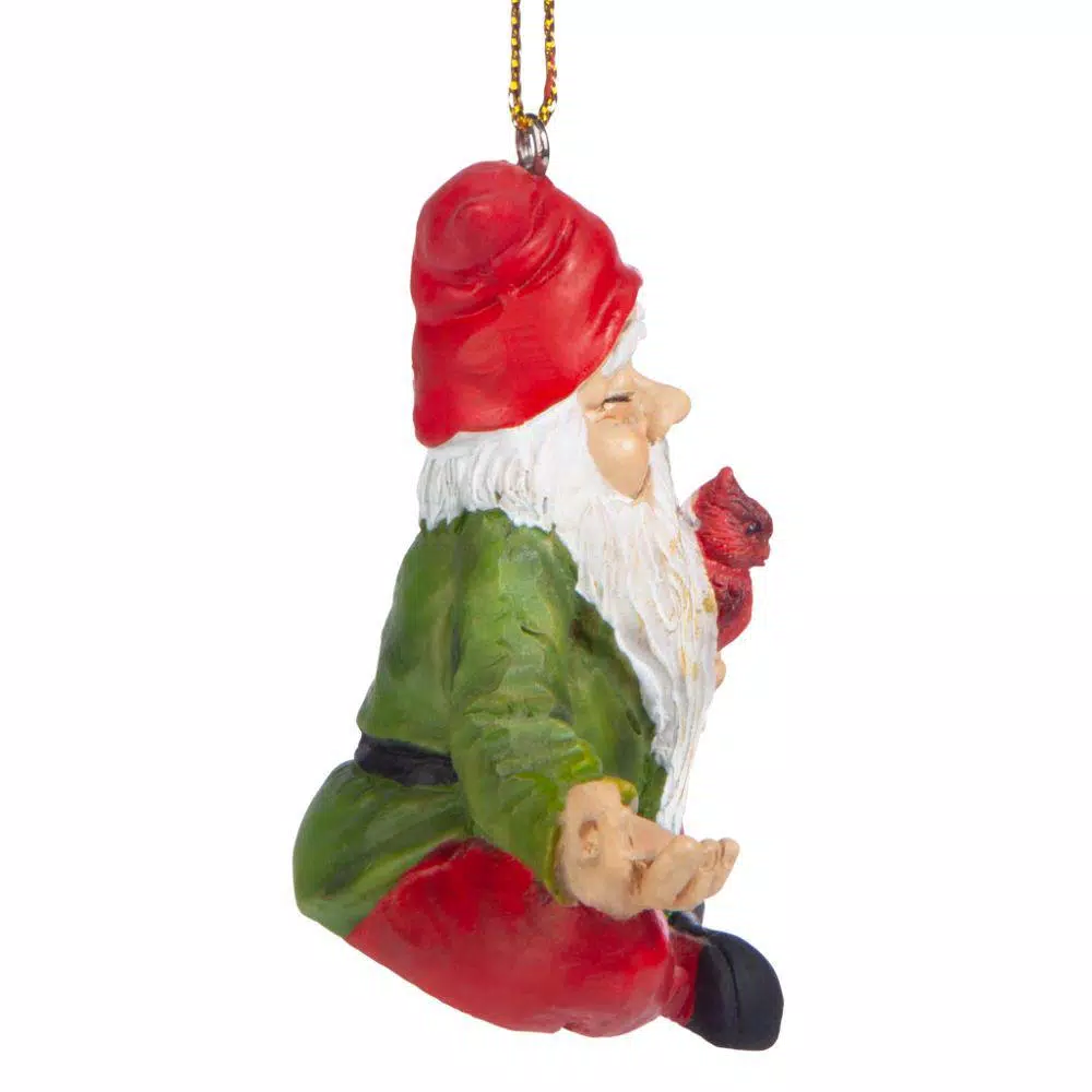 Design Toscano Zen Gnome Holiday Ornament Set, 3-Piece Resin Christmas Decor