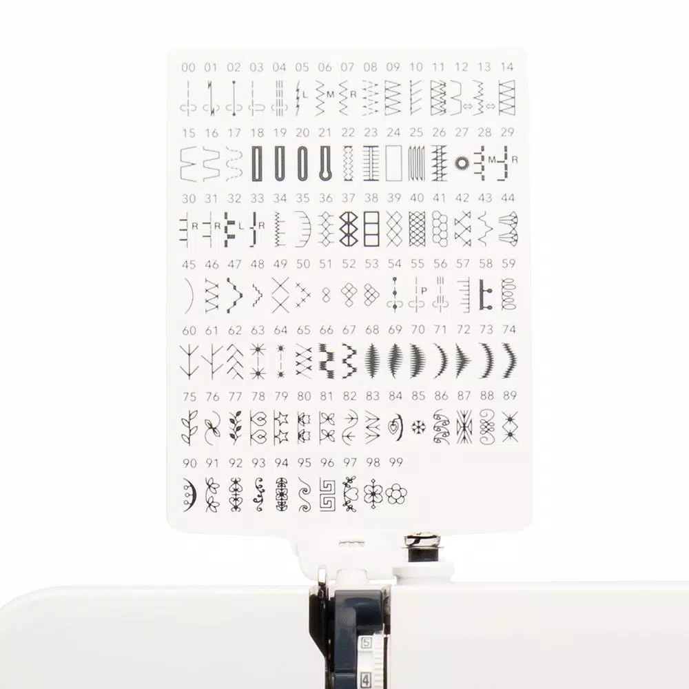 Janome JW8100 100-Stitch Computerized Sewing Machine with Accessory Bundle