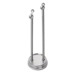 Umbra Palm Towel Tree, Freestanding Two-Tiered Hand Towel Rack in Nickel thumbnail 5