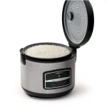 Presto 16-Cup Stainless Steel Rice Cooker with Non-Stick Pot and Steaming Basket thumbnail 2
