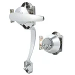 Toledo Fine Locks Cordoba Double Cylinder Satin Nickel Entry Handleset thumbnail 2