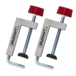Milescraft Universal Fence Clamps (2-Pack) - Aluminum and Steel Auxiliary Fence Clamps thumbnail 1