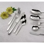Oneida Mascagni II 18/0 Stainless Steel Serving Spoons, Silver (Set of 12) thumbnail 3