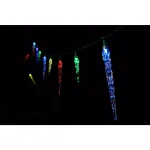 Novolink 25-Light Wi-Fi RGB Color-Changing LED Icicle String Lights, Works with Alexa & Google Home thumbnail 5
