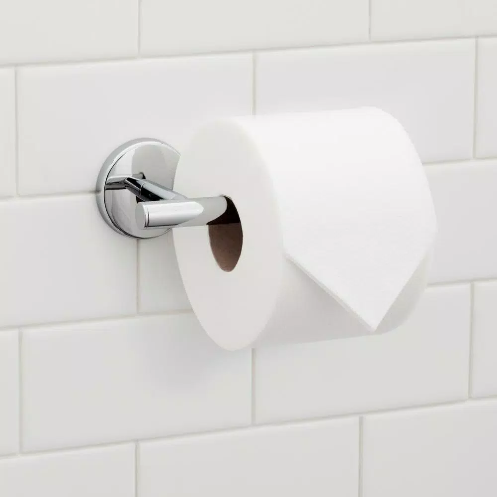 Glacier Bay Dorset Single Post Toilet Paper Holder, Chrome